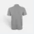 Qd79 quick dry cvc polo shirt cut and sew grey back view