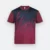 Qd81 quick dry sublimation t-shirt brush stroke gradient maroon colour view