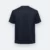 Qd81 quick dry sublimation t-shirt brush stroke gradient navy back view