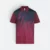 QD82 Quick Dry Sublimation Polo Brush Stroke Gradient Maroon Qd82 quick dry sublimation polo brush stroke gradient maroon colour view