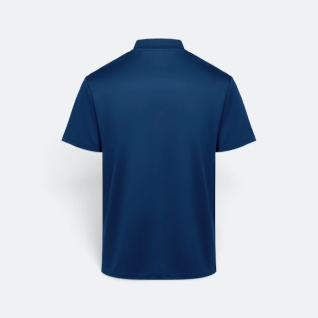 QD82 Quick Dry Sublimation Polo Brush Stroke Gradient Navy Pro Qd82 quick dry sublimation polo brush stroke gradient navy pro back view