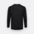 Qd83 quick dry long sleeve sublimation t-shirt black back view