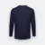 Qd83 quick dry long sleeve sublimation t-shirt navy back view