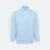 Qd84 quick dry long sleeve cvc basic polo light blue colour view