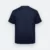 Qd85 quick dry sublimation t-shirt criss-cross brush navy back view