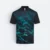 Qd86 quick dry sublimation polo criss-cross brush black colour view