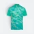 Qd86 quick dry sublimation polo criss-cross brush emerald colour view