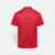 Qd86 quick dry sublimation polo criss-cross brush red back view