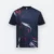 Qd89 quick dry sublimation t-shirt marble swirl navy colour view