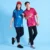 QD90 Quick Dry Sublimation Polo Marble Swirl Model 1 Qd90 quick dry sublimation polo marble swirl worn by model
