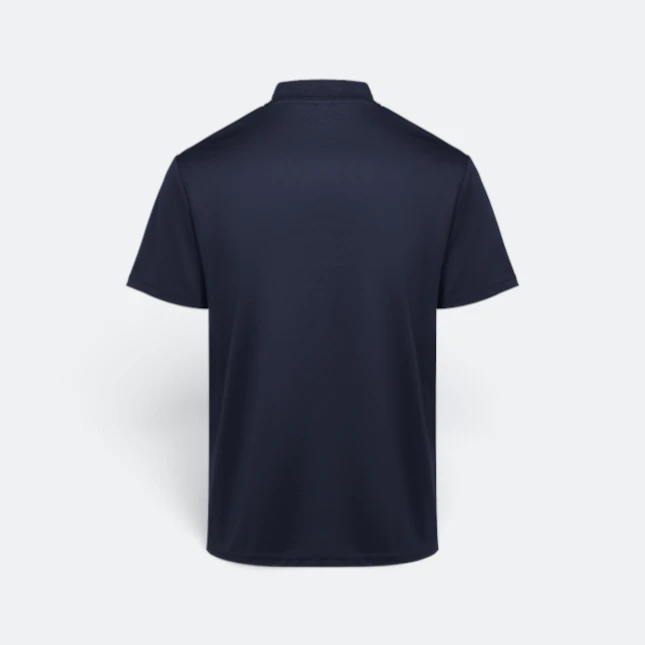 QD90 Quick Dry Sublimation Polo Marble Swirl Navy Qd90 quick dry sublimation polo marble swirl navy back view