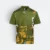 Qd92 quick dry sublimation polo distressed block olive colour view