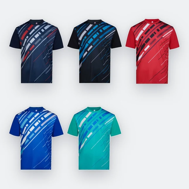 Qd93 quick dry sublimation t-shirt speed line all colours