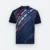 Qd93 quick dry sublimation t-shirt speed line navy colour view