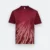 Qd95 quick dry sublimation t-shirt burst maroon colour view
