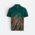 Qd96 quick dry sublimation polo burst forest green colour view