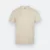 Rn60 combed cotton (190gsm) short sleeve basic t-shirt beige cream colour view
