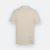 Rn60 combed cotton (190gsm) short sleeve basic t-shirt beige cream back view