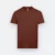 Rn60 combed cotton (190gsm) short sleeve basic t-shirt brown colour view