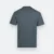 Rn60 combed cotton (190gsm) short sleeve basic t-shirt dark grey back view