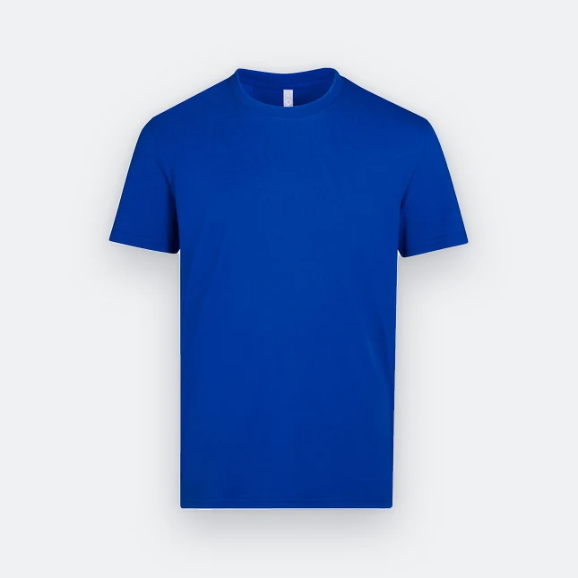 Rn60 combed cotton (190gsm) short sleeve basic t-shirt royal colour view