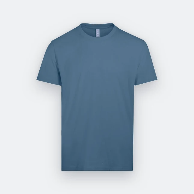 Rn71 combed cotton (210gsm) short sleeve basic t-shirt air force blue colour view