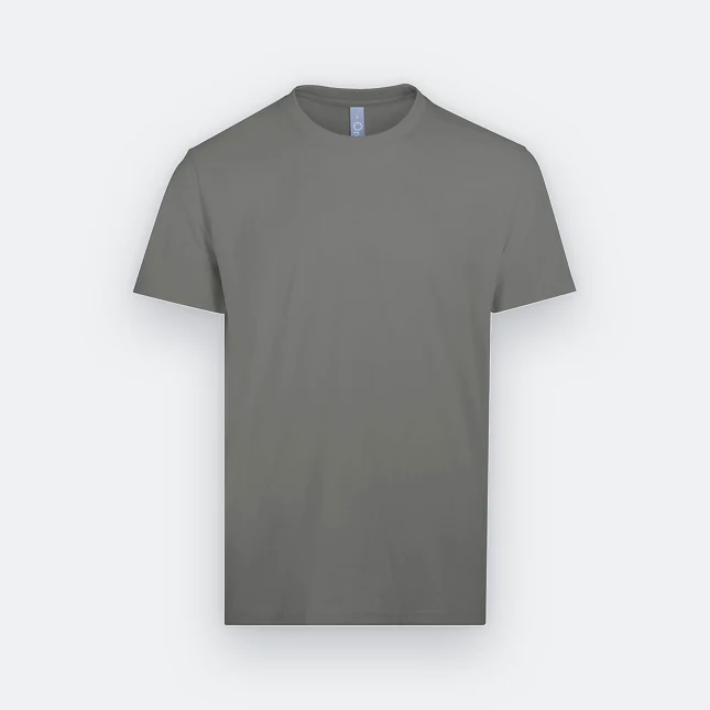 Rn71 combed cotton (210gsm) short sleeve basic t-shirt grey colour view