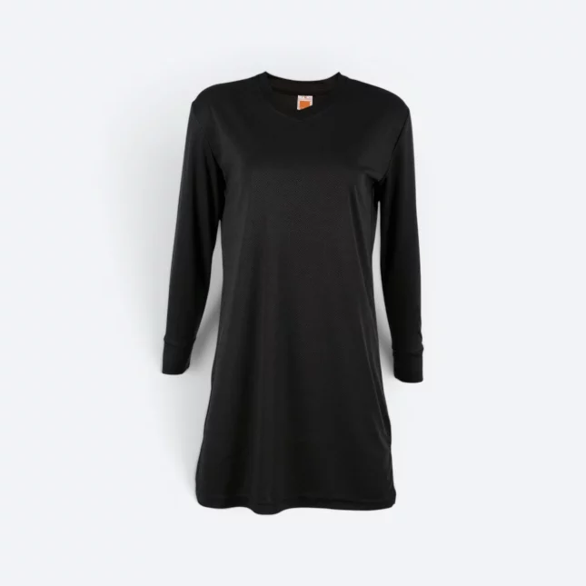 SK05 Quick Dry Long Sleeve Basic Muslimah Black Sk05 quick dry long sleeve basic muslimah black colour view