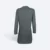 SK05 Quick Dry Long Sleeve Basic Muslimah Dark Grey Sk05 quick dry long sleeve basic muslimah dark grey back view