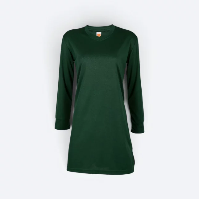 SK05 Quick Dry Long Sleeve Basic Muslimah Forest Green Sk05 quick dry long sleeve basic muslimah forest green colour view