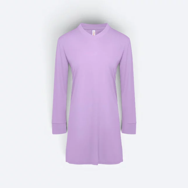 SK05 Quick Dry Long Sleeve Basic Muslimah Light Purple Sk05 quick dry long sleeve basic muslimah light purple colour view