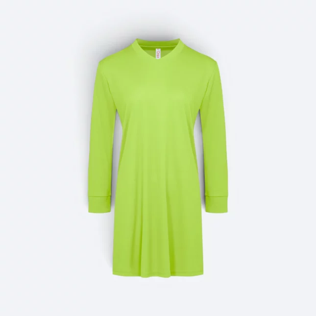 SK05 Quick Dry Long Sleeve Basic Muslimah Lime Green Sk05 quick dry long sleeve basic muslimah lime green colour view