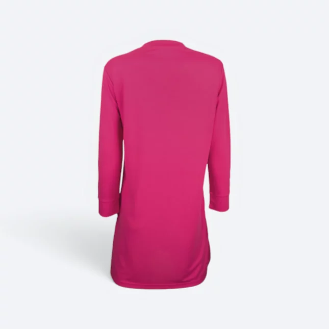 SK05 Quick Dry Long Sleeve Basic Muslimah Magenta Sk05 quick dry long sleeve basic muslimah magenta back view