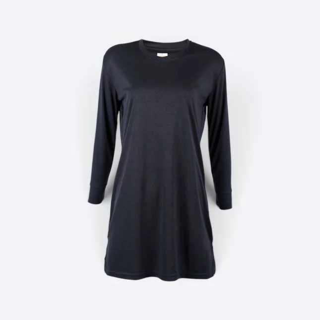 SK05 Quick Dry Long Sleeve Basic Muslimah Navy Sk05 quick dry long sleeve basic muslimah navy colour view