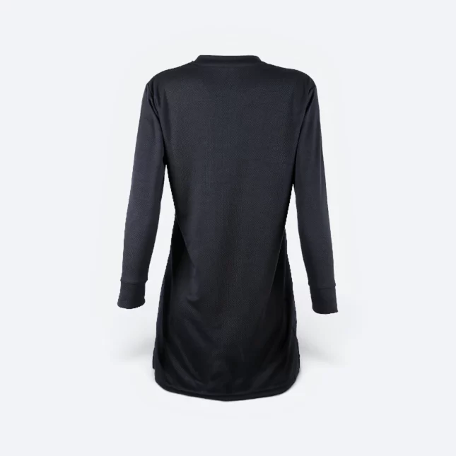 SK05 Quick Dry Long Sleeve Basic Muslimah Navy Sk05 quick dry long sleeve basic muslimah navy back view
