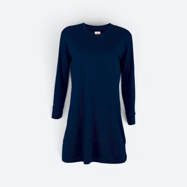 SK05 Quick Dry Long Sleeve Basic Muslimah Navy Pro Sk05 quick dry long sleeve basic muslimah navy pro colour view