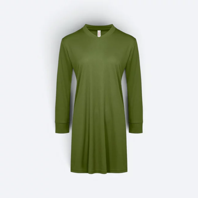 SK05 Quick Dry Long Sleeve Basic Muslimah Olive Sk05 quick dry long sleeve basic muslimah olive colour view