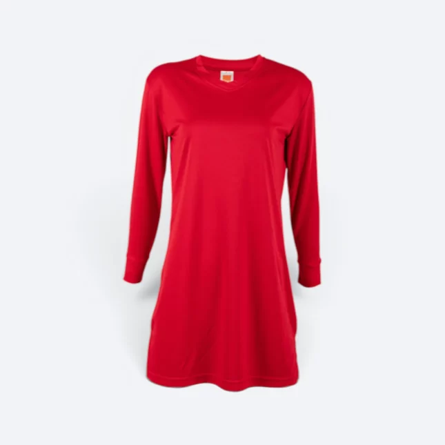 SK05 Quick Dry Long Sleeve Basic Muslimah Red Sk05 quick dry long sleeve basic muslimah red colour view