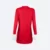 SK05 Quick Dry Long Sleeve Basic Muslimah Red Sk05 quick dry long sleeve basic muslimah red back view