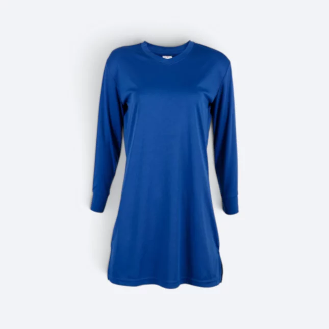 SK05 Quick Dry Long Sleeve Basic Muslimah Royal Sk05 quick dry long sleeve basic muslimah royal colour view