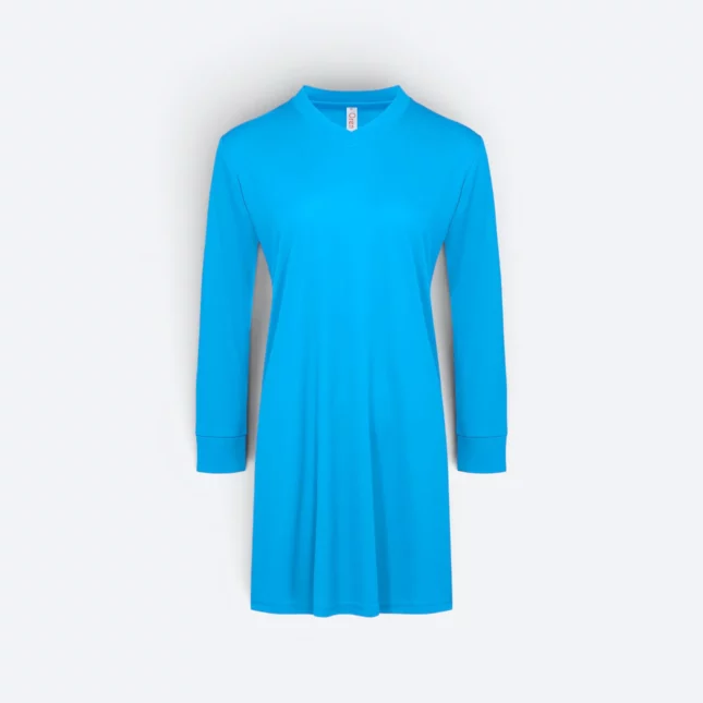 SK05 Quick Dry Long Sleeve Basic Muslimah Sea Blue Sk05 quick dry long sleeve basic muslimah sea blue colour view