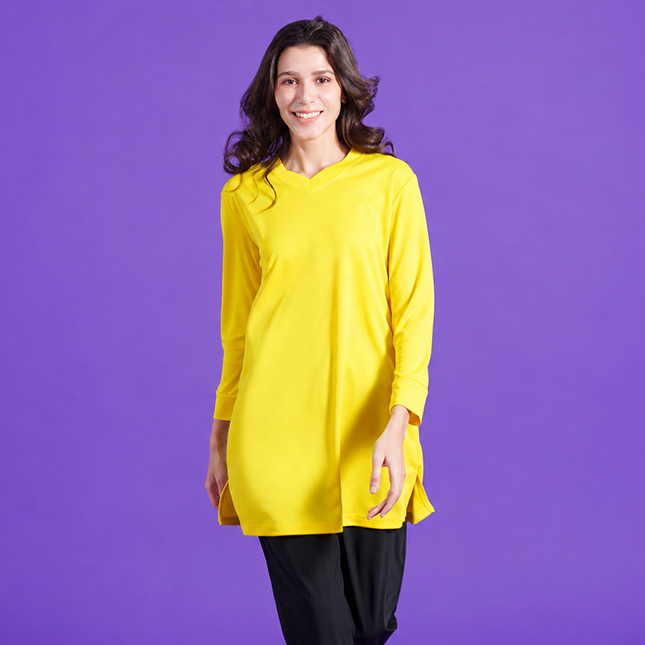 SK05 Quick Dry Long Sleeve Basic Muslimah Series 2 Sk05 quick dry long sleeve basic muslimah worn by model