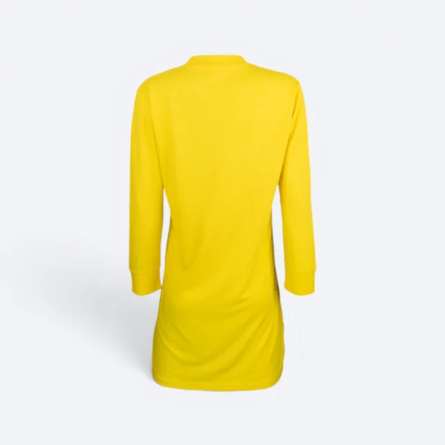 SK05 Quick Dry Long Sleeve Basic Muslimah Yellow Sk05 quick dry long sleeve basic muslimah yellow back view