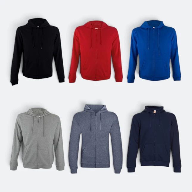 Ss10 full-zip hoodie all colours
