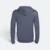Ss10 full-zip hoodie dark grey melange back view