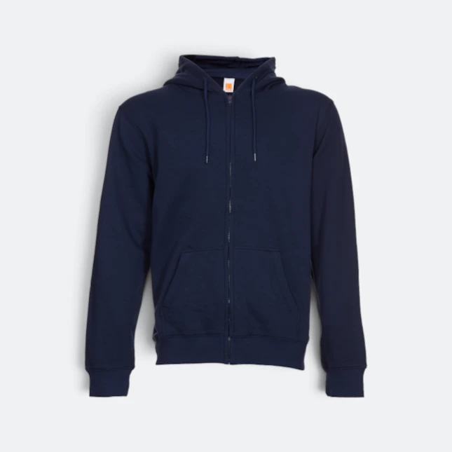 Ss10 full-zip hoodie navy pro colour view