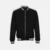 Ss13 full-zip varsity jacket black-white colour view