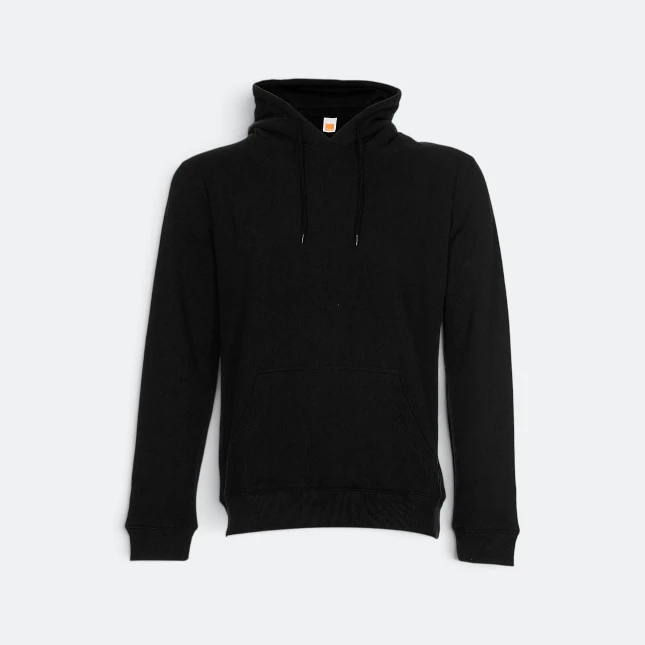 SS14 Pullover Hoodie Black Ss14 pullover hoodie black colour view