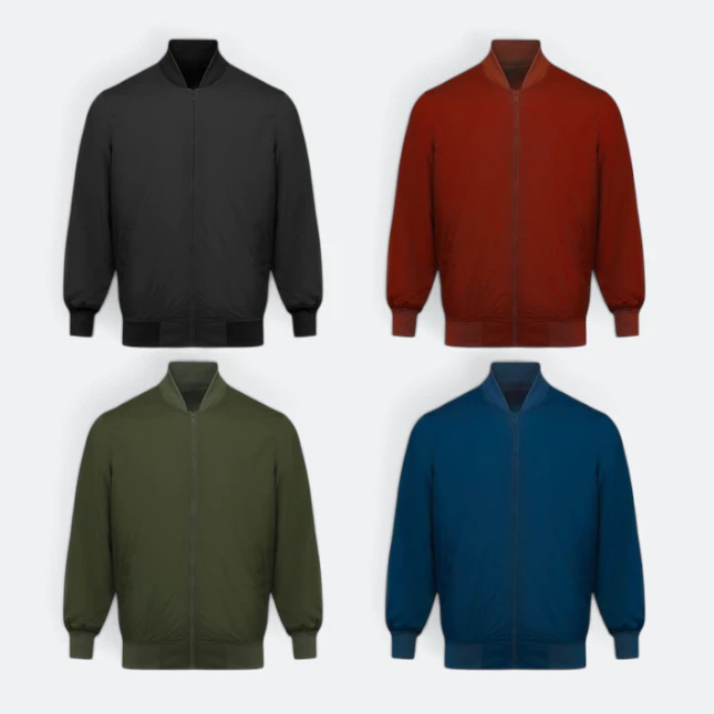 Ss15 full-zip bomber jacket all colours