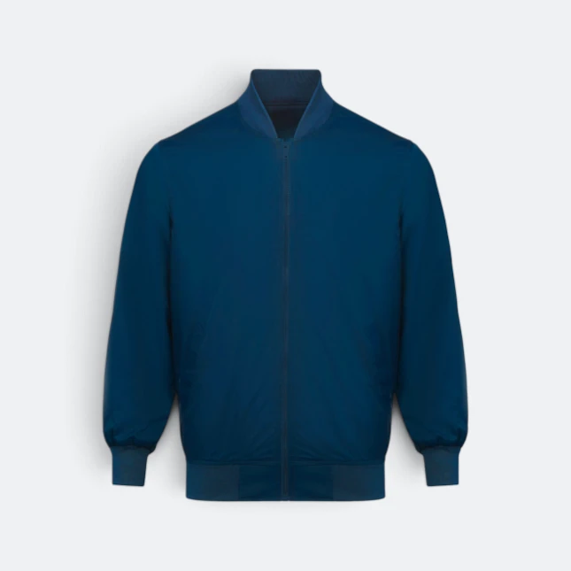 Ss15 full-zip bomber jacket navy pro colour view